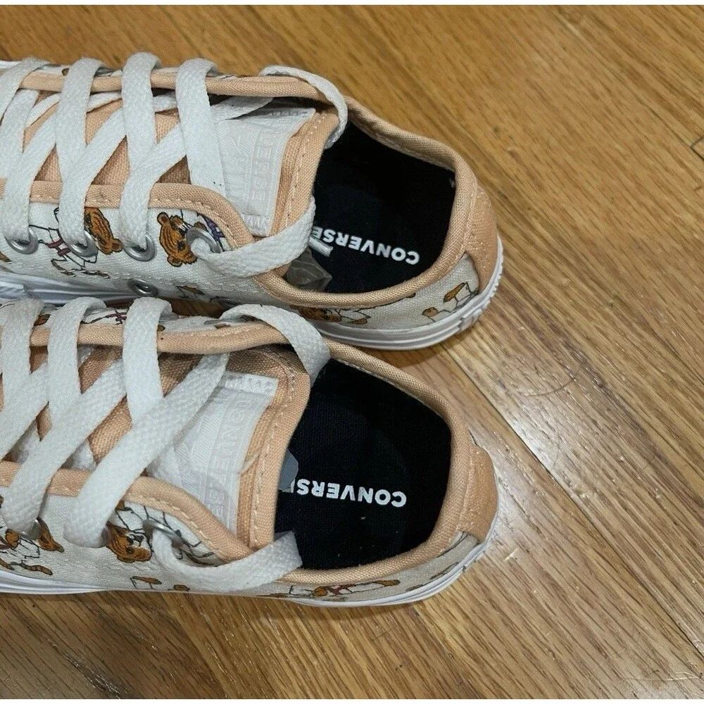 Converse All Star Boys Low Top Sneakers Size 12 Toddler Printed Karate Tiger EUC